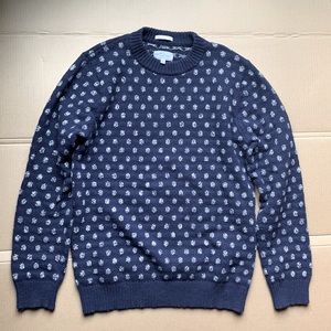 GANT Rugger Sweater Jumper Navy Blue Med (s/m) dots